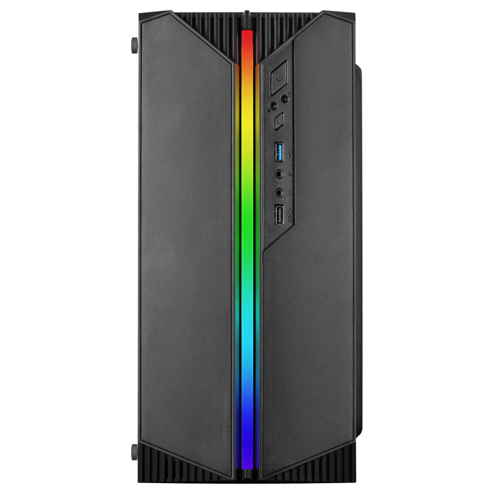 Mars Gaming MCS1 caixa para computador Mini Tower Preto