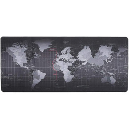 Tapete Gaming SUBBLIM Mousepad World XL Preto