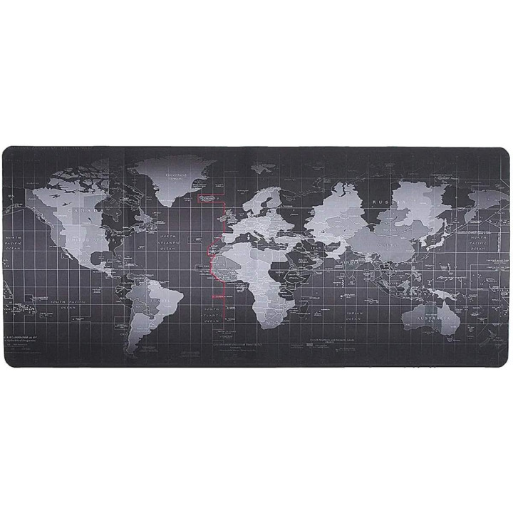 Tapete Gaming SUBBLIM Mousepad World XL Preto