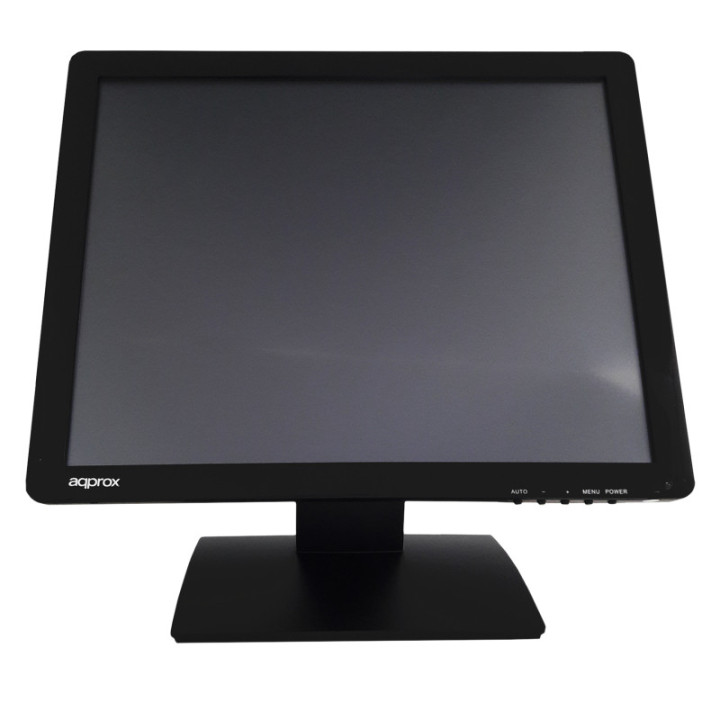 Approx APPMT17W5 monitor de ecrã 43,2 cm (17") 1280 x 1024 pixels SXGA Ecrã táctil Tampo de mesa Preto