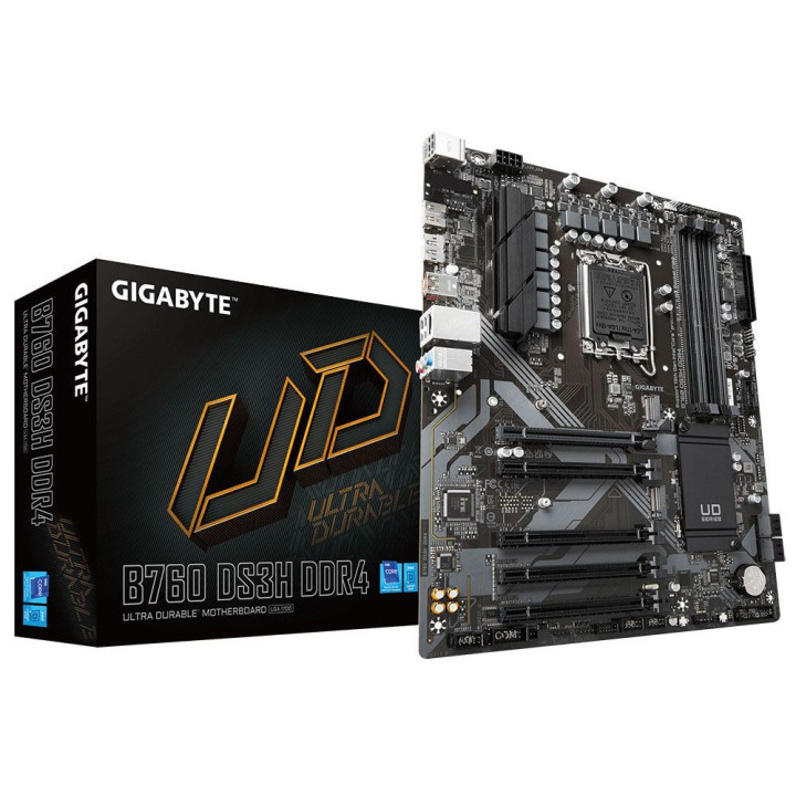 Motherboard Gigabyte B760 DS3H DDR4 Intel B760 Express LGA 1700 ATX