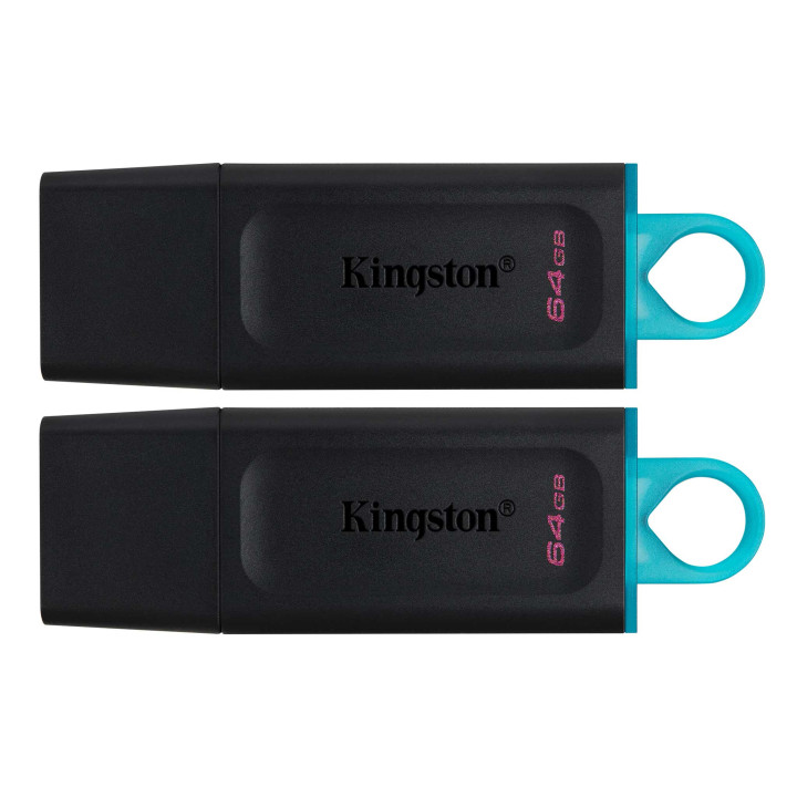 Kingston Technology DataTraveler Exodia unidade de memória USB 64 GB USB Type-A 3.2 Gen 1 (3.1 Gen 1) Preto
