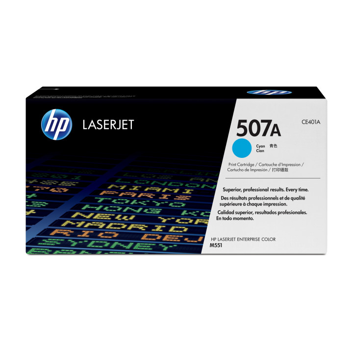 HP Toner LaserJet Original 507A Ciano