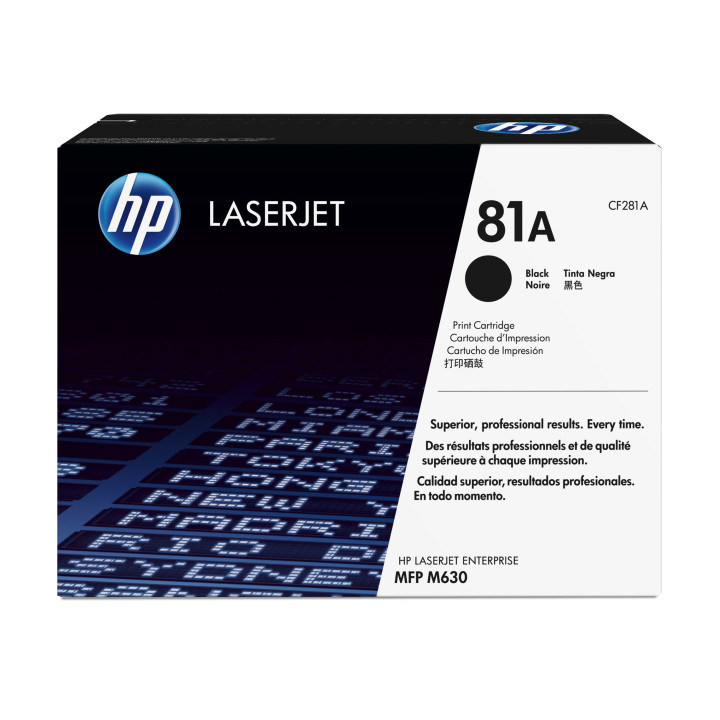 HP Toner LaserJet Original 81A Preto