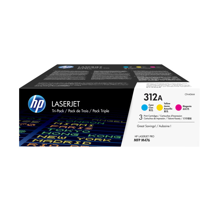 HP Toner 312A Ciano Tri-Pack LaserJet