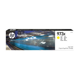 HP Consumível PageWide Original 973X Amarelo de elevado rendimento