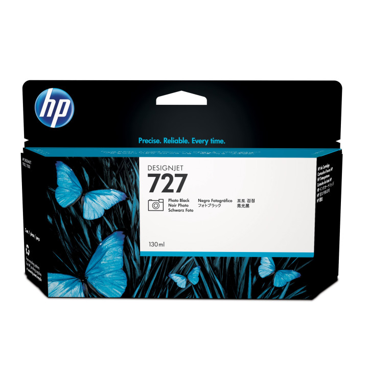 HP Tinteiro DesignJet 727 Preto Fotográfico de 130 ml