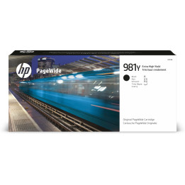 HP Consumível PageWide Original 981X Preto de rendimento extraordinário