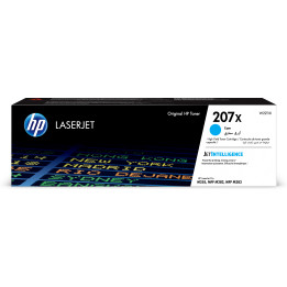HP Toner LaserJet Original 207X Ciano de elevado rendimento