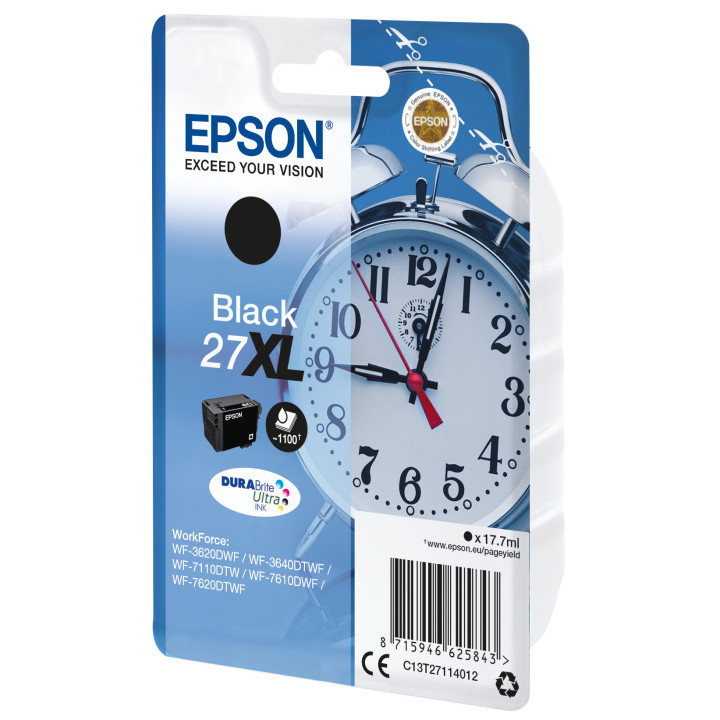 Epson Alarm clock C13T27114022 tinteiro 1 unidade(s) Original Rendimento alto (XL) Preto