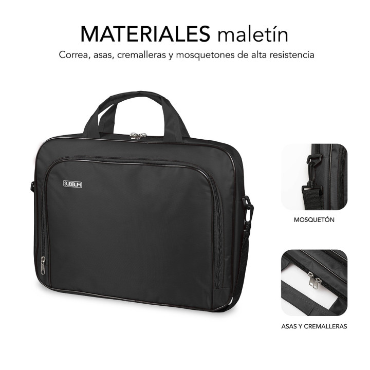 SUBBLIM SUB-LB-1OLB050 mala para portáteis 40,6 cm (16") Preto