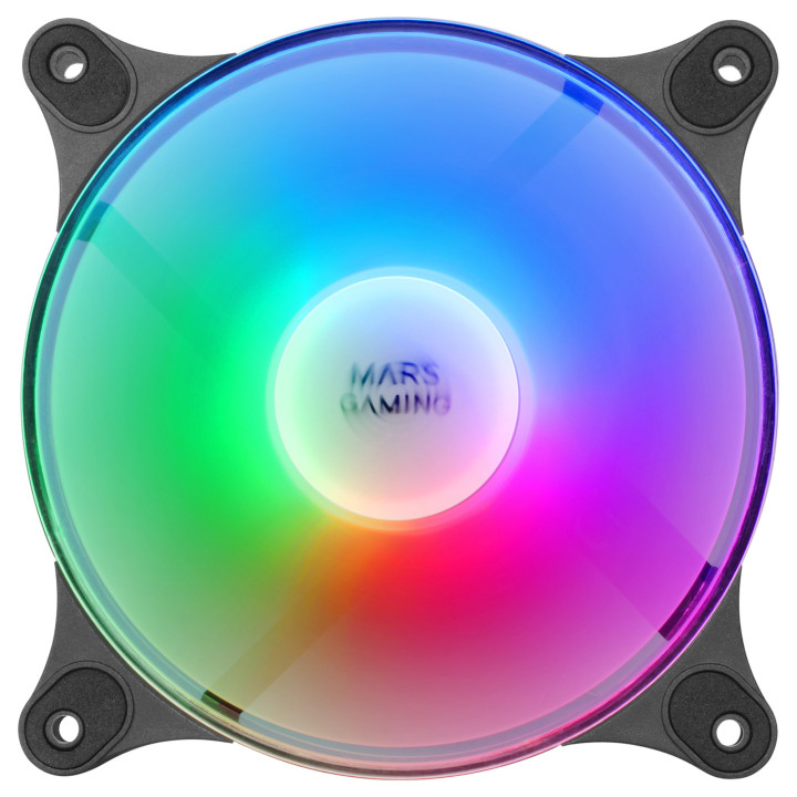 Mars Gaming MFDUO Sistema de Arrefecimento de Computador Caixa de computador Ventoinha 12 cm Preto