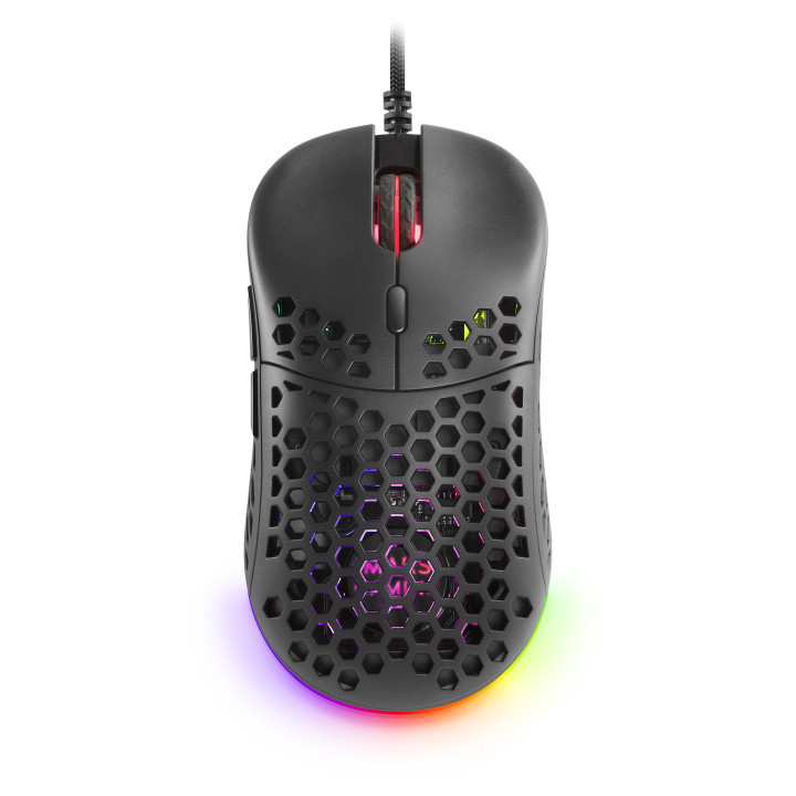 Mars Gaming MM55 rato Mão direita USB Type-A Ótico 12800 DPI