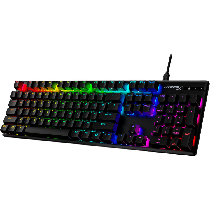 HyperX Alloy Origins PBT HX Red - Teclado mecânico de gaming