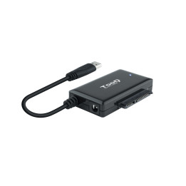 TooQ TQHDA-01A Docking Station para Discos Rígidos USB 3.2 Gen 1 (3.1 Gen 1) Type-A Preto
