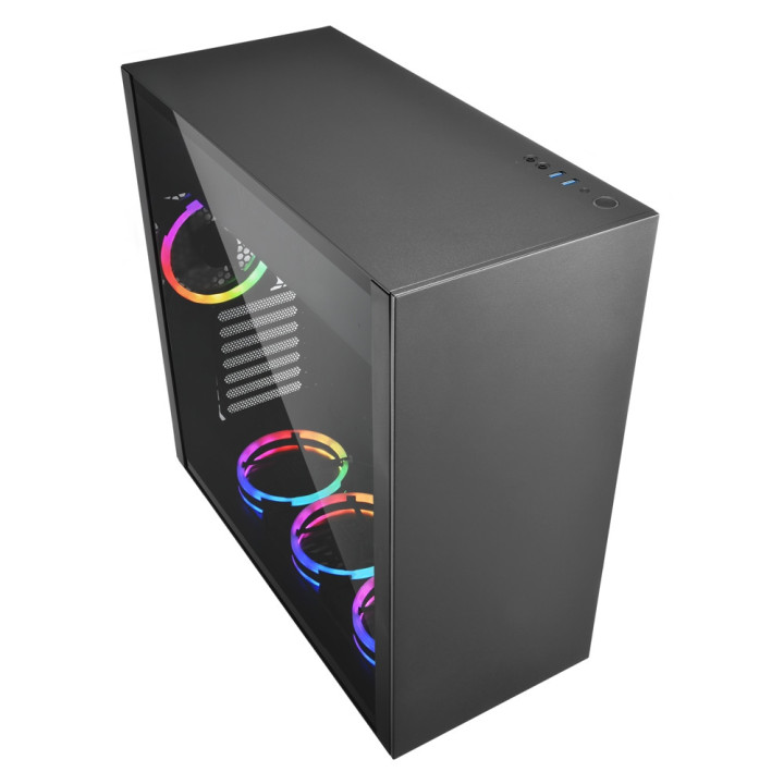 Sharkoon Pure Steel RGB Midi Tower Preto