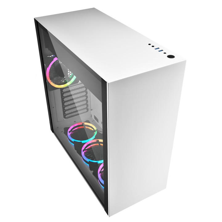 Sharkoon Pure Steel RGB Midi Tower Branco