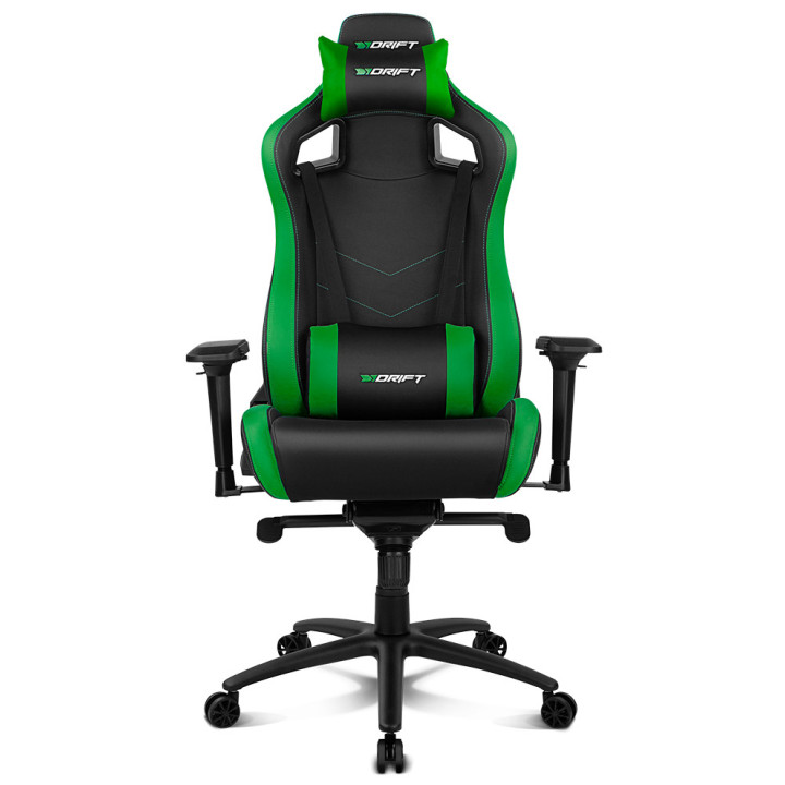 DRIFT DR500 Cadeira de jogos para PC Assento estofado e alcochoado Preto, Verde