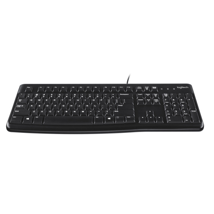 Logitech Keyboard K120 for Business teclado USB QWERTY Estados Unidos (Internacional) Preto