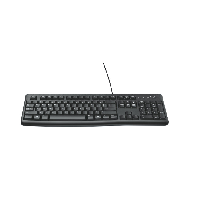 Logitech Keyboard K120 for Business teclado USB QWERTY Estados Unidos (Internacional) Preto