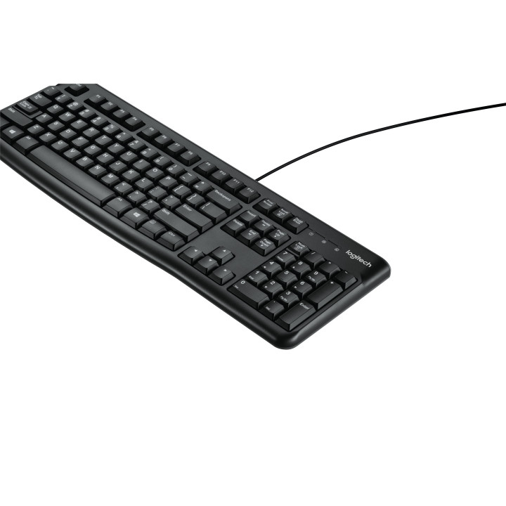 Logitech Keyboard K120 for Business teclado USB QWERTY Estados Unidos (Internacional) Preto