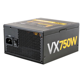 NOX Urano VX Bronze Edition fonte de alimentação 750 W 20+4 pin ATX ATX Preto, Laranja