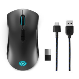 Lenovo Legion M600 Wireless Gaming rato Ambidestro RF Wireless + Bluetooth + USB Type-A Ótico 16000 DPI