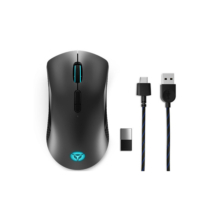 Lenovo Legion M600 Wireless Gaming rato Ambidestro RF Wireless + Bluetooth + USB Type-A Ótico 16000 DPI