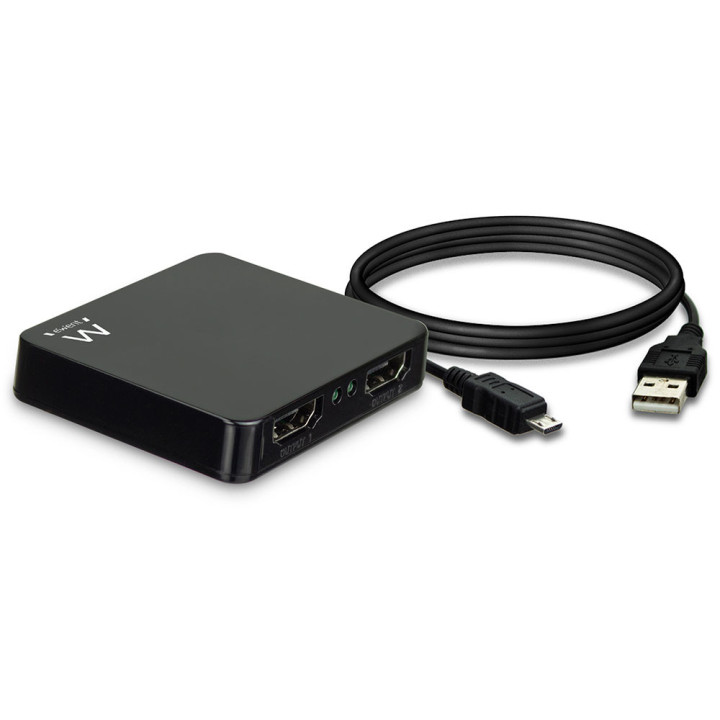 Ewent EW3720 multiplicador de vídeo HDMI 2x HDMI