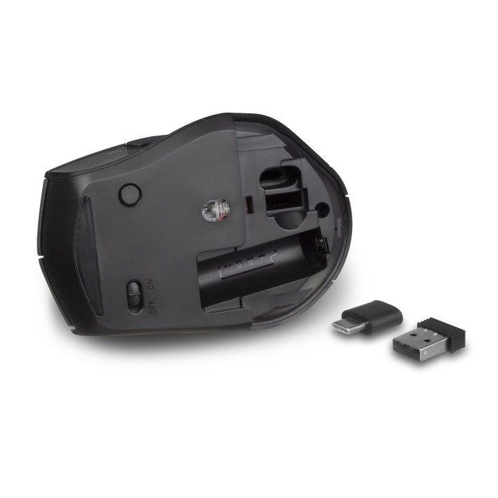 Ewent EW3245 rato Mão direita RF Wireless Ótico 2400 DPI