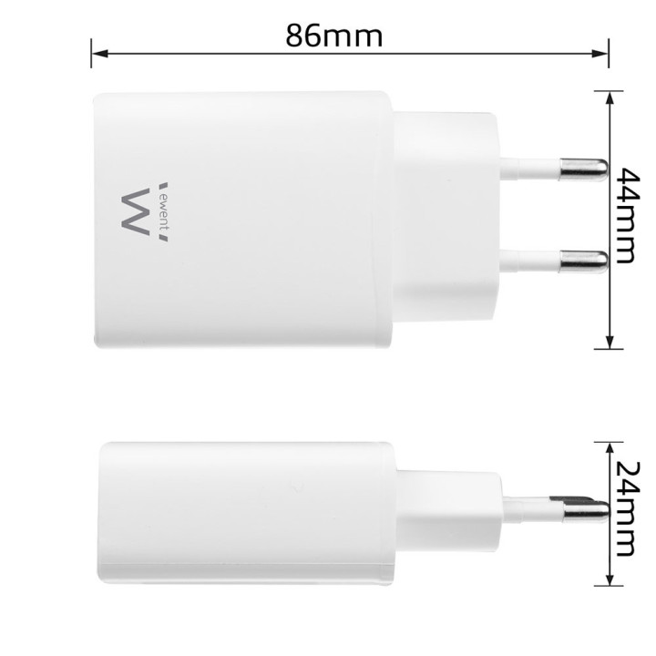 Ewent EW1320 carregador de dispositivos móveis Branco Interior