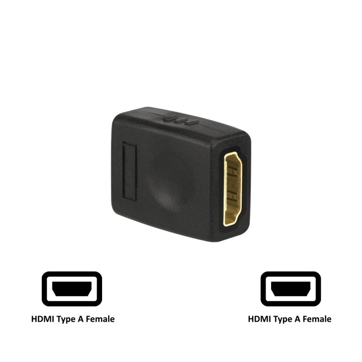 Ewent EC1373 adaptador para cabos HDMI Preto