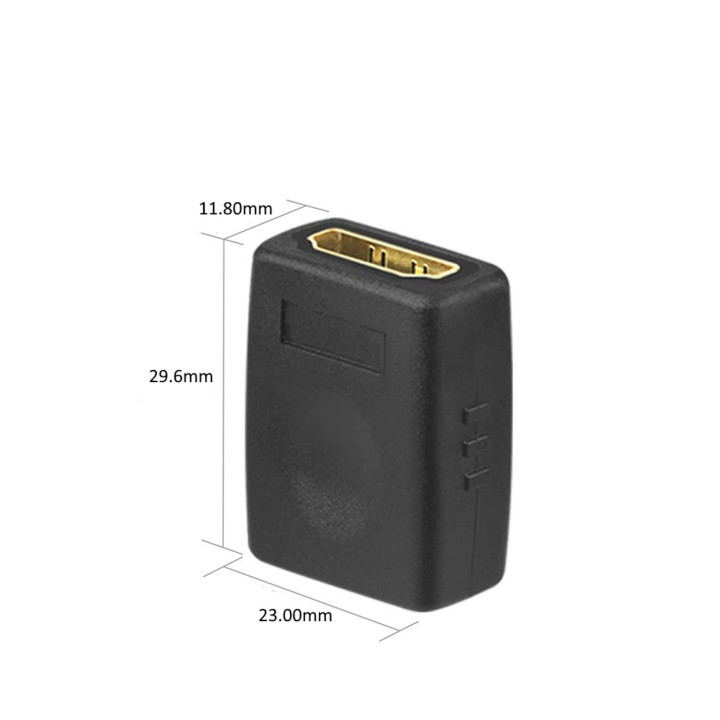 Ewent EC1373 adaptador para cabos HDMI Preto