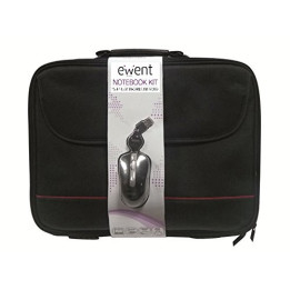 Ewent EW2505 mala para portáteis 39,6 cm (15.6") Pasta Preto