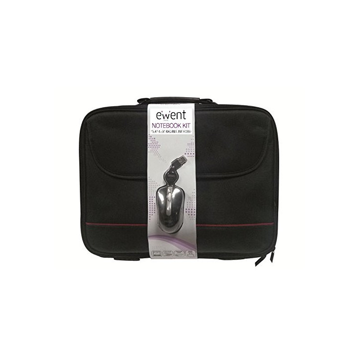 Ewent EW2505 mala para portáteis 39,6 cm (15.6") Pasta Preto