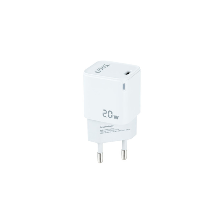 TooQ TQWC-PD20WT carregador de dispositivos móveis Branco Interior