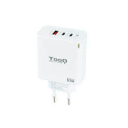TooQ TQWC-GANQC2PD65WT carregador de dispositivos móveis Branco Interior