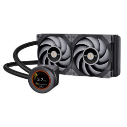 Thermaltake CL-W322-PL12GM-B Sistema de Arrefecimento de Computador Processador Refrigerador líquido all-in-one 12 cm Preto,