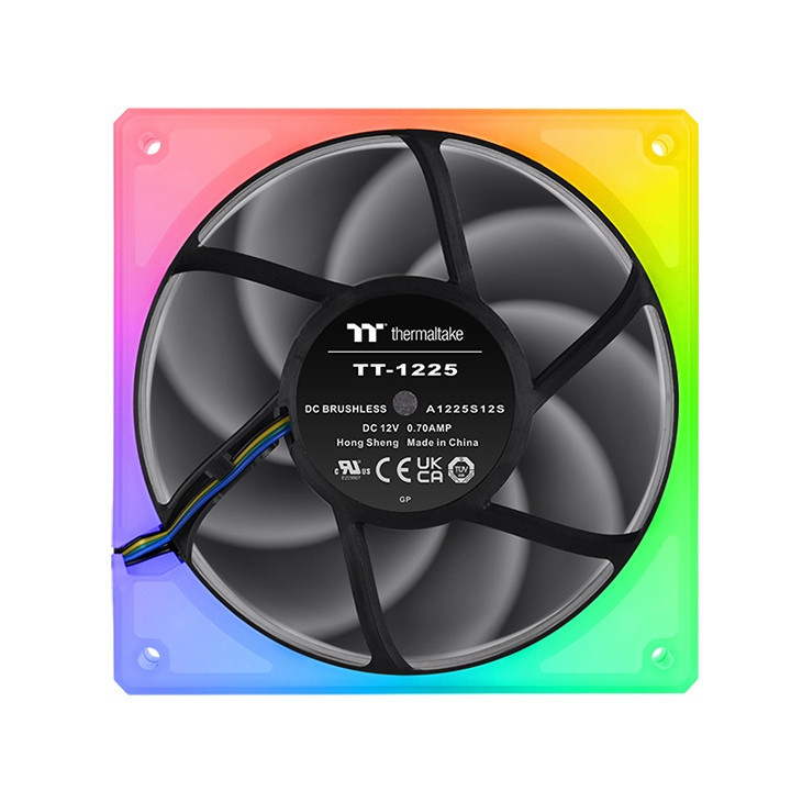 Thermaltake TOUGHFAN 12 RGB Caixa de computador Ventoinha 12 cm Branco 3 unidade(s)