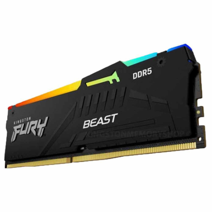Memória Kingston Technology FURY Beast RGB 8GB (1x8GB) DDR5 6000MHz