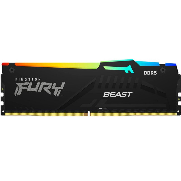 Memória Kingston Technology FURY Beast RGB 8GB (1x8GB) DDR5 5600MHz