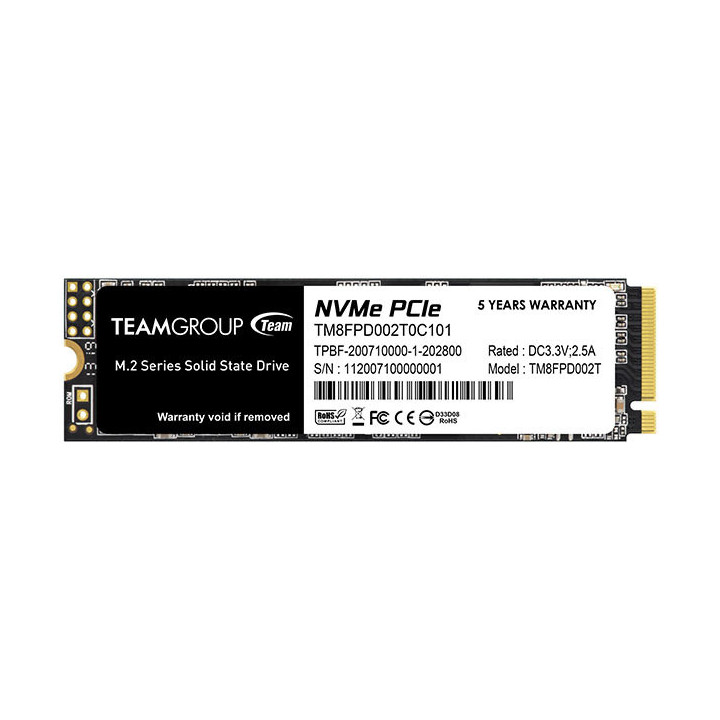 Team Group MP33 PRO M.2 2000 GB PCI Express 3.0 NVMe