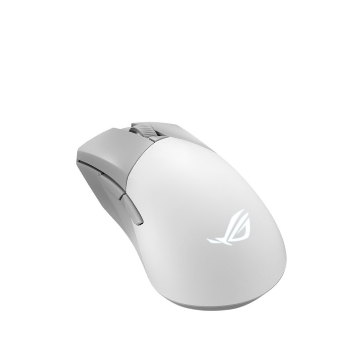 ASUS ROG Gladius III Wireless Aimpoint White rato Mão direita RF Wireless + Bluetooth + USB Type-A Ótico 36000 DPI
