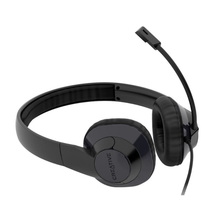 Creative Labs HS-720 V2 Auscultadores Com fios Fita de cabeça Escritório Call center Preto