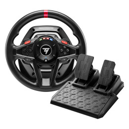 Thrustmaster T128 Preto USB Volante + Pedais Analógico PC, PlayStation 4, PlayStation 5