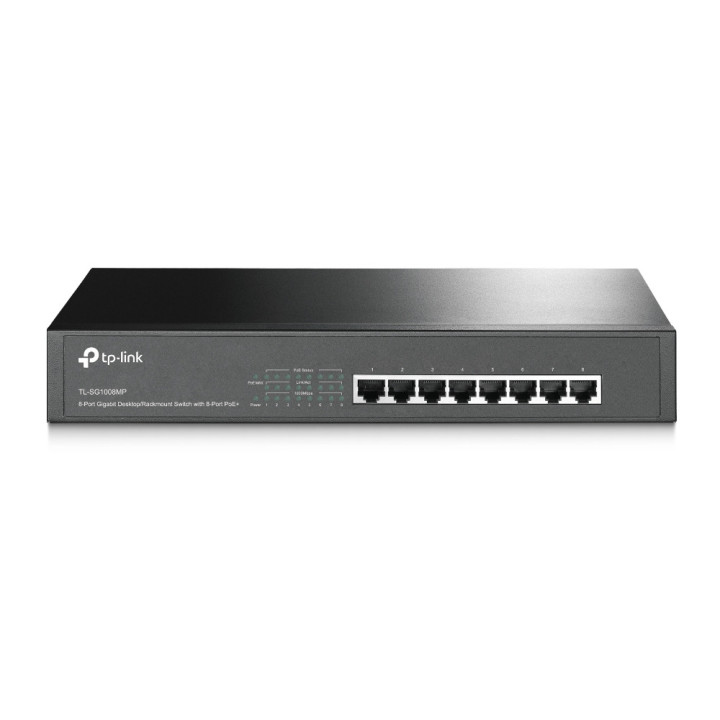 TP-Link TL-SG1008MP Não-gerido Gigabit Ethernet (10 100 1000) Power over Ethernet (PoE) 1U Preto