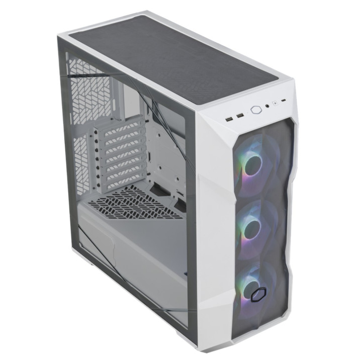 Caixa Cooler Master Masterbox TD500 MeshV2 ARGB Branco