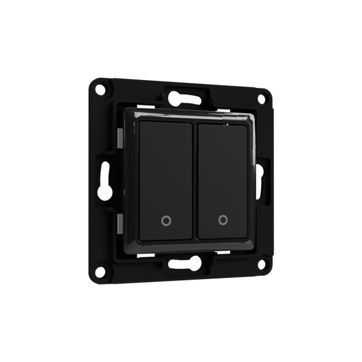 Shelly Wall Switch 2 interruptor Preto