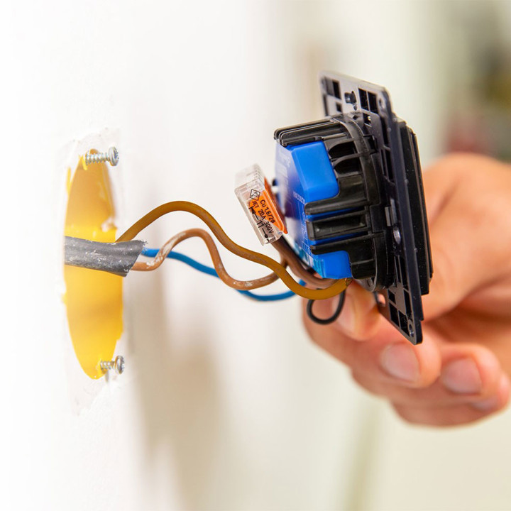 Shelly Wall Switch 2 interruptor Preto