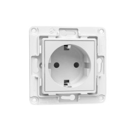 Shelly Wall Socket EU tomada Tipo E Branco